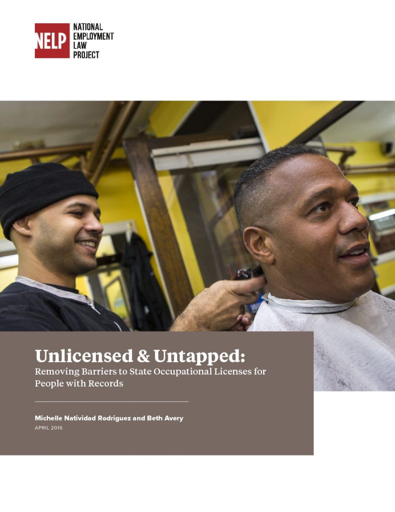 Unlicensed and Untapped: Removing Barriers to Occupational Licensing