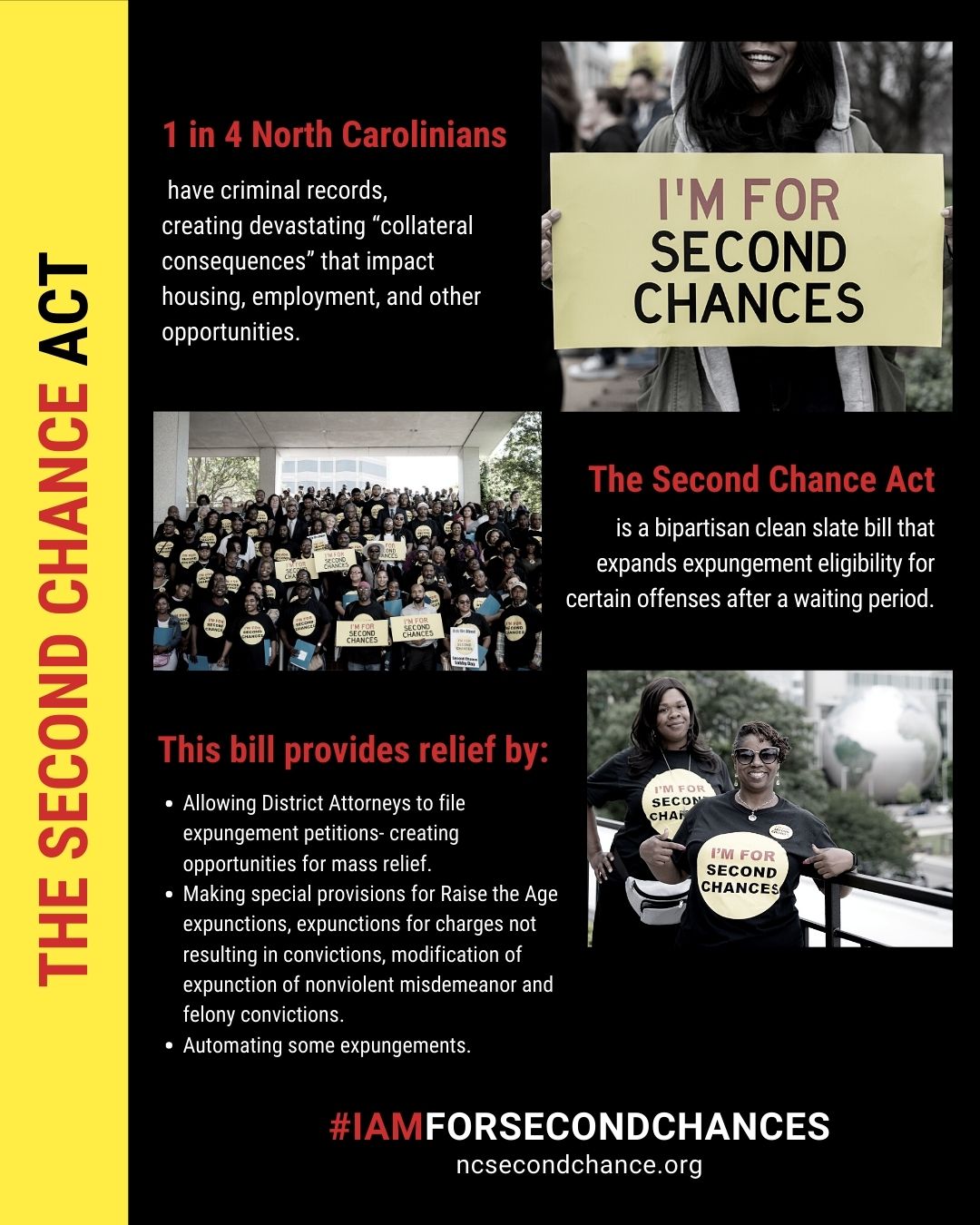 The Second Chance Act (Senate Bill 562) NC Second Chance Alliance